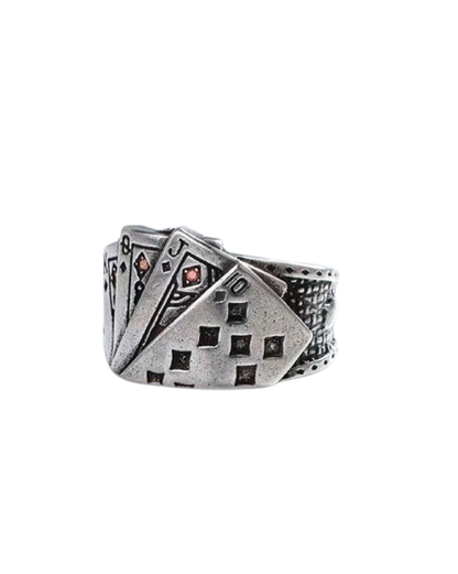 Poker Ring With Adjustable Opening