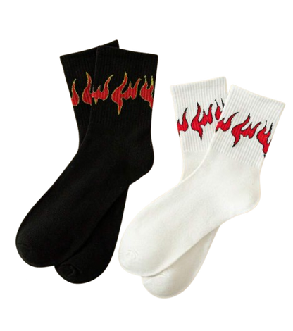 Fire Magic Simple Long Socks 2 Pairs