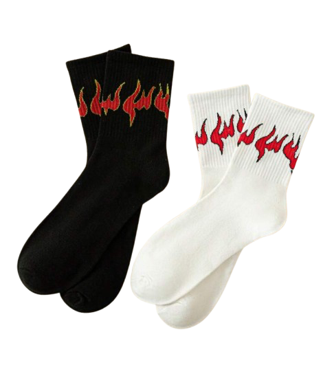 Fire Magic Simple Long Socks 2 Pairs