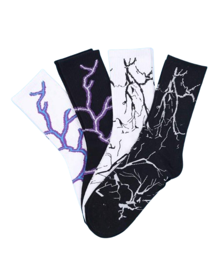 Lightning Crew Socks 4 Pairs