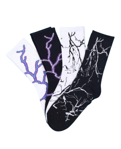 Lightning Crew Socks 4 Pairs